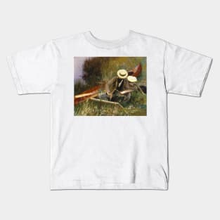 An Out of Doors Study by John Singer Sargent Kids T-Shirt